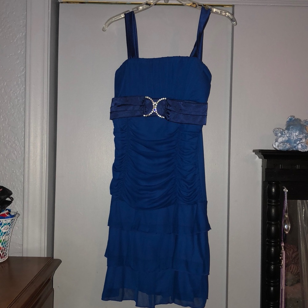 Dark blue dress